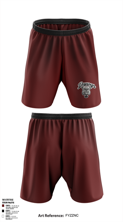 Sobrato HS Bulldogs 65561027 Athletic Shorts With Pockets - 2