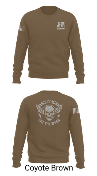 Crew Neck Sweatshirt, 112th Signal Battalion B CO, , Teamtime, Team time, sublimation, custom sports apparel, team uniforms, spirit wear, spiritwear, sports uniforms, custom shirts, team store, custom team store, fundraiser sports, apparel fundraiser