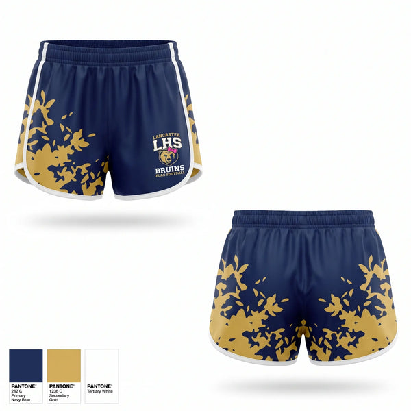 Womens Shorts, Lancaster Bruins, , Teamtime, Team time, sublimation, custom sports apparel, team uniforms, spirit wear, spiritwear, sports uniforms, custom shirts, team store, custom team store, fundraiser sports, apparel fundraiser