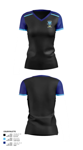 Womens Short Sleeve Vneck Shirt, Clarksville Lady Panters, Softball, Teamtime, Team time, sublimation, custom sports apparel, team uniforms, spirit wear, spiritwear, sports uniforms, custom shirts, team store, custom team store, fundraiser sports, apparel fundraiser