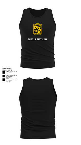 Tank Top, Gorilla battalion, , Teamtime, Team time, sublimation, custom sports apparel, team uniforms, spirit wear, spiritwear, sports uniforms, custom shirts, team store, custom team store, fundraiser sports, apparel fundraiser