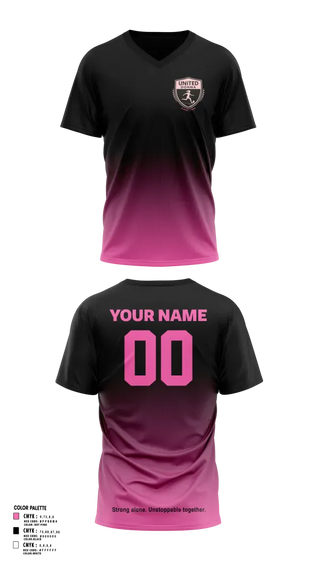 Womens Soccer Jersey, United Donna, Women's Soccer, Teamtime, Team time, sublimation, custom sports apparel, team uniforms, spirit wear, spiritwear, sports uniforms, custom shirts, team store, custom team store, fundraiser sports, apparel fundraiser