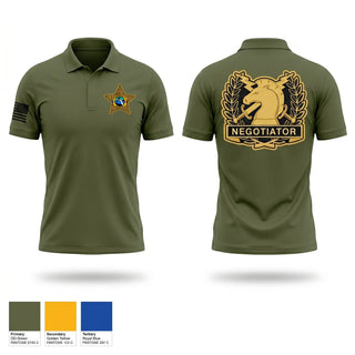 Short Sleeve Performance Polo, Columbia County, Police, Teamtime, Team time, sublimation, custom sports apparel, team uniforms, spirit wear, spiritwear, sports uniforms, custom shirts, team store, custom team store, fundraiser sports, apparel fundraiser