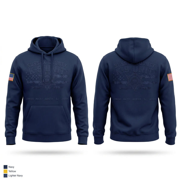 Hoodie, Sussex County Sheriff’s Office, Police, Teamtime, Team time, sublimation, custom sports apparel, team uniforms, spirit wear, spiritwear, sports uniforms, custom shirts, team store, custom team store, fundraiser sports, apparel fundraiser