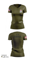 USMS N/AL Women's Short Sleeve V-neck Shirt - 25