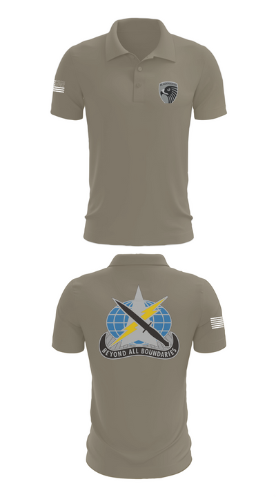 743rd MI BN 75372037 Short Sleeve Performance Polo - 67