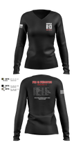 MSOC C 50594259 Women's Long Sleeve V-neck Shirt - 100
