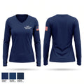 Sector Long Island Sound Enforcement Women's Long Sleeve V-neck Shirt - 1