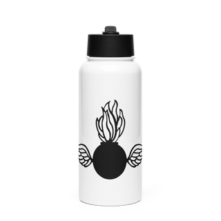 VX-9 92050722 Stainless Steel Water Bottle with a Straw Lid