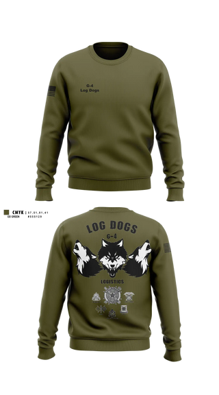Crew Neck Sweatshirt, G-4, Army, Teamtime, Team time, sublimation, custom sports apparel, team uniforms, spirit wear, spiritwear, sports uniforms, custom shirts, team store, custom team store, fundraiser sports, apparel fundraiser