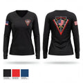 Disturbance Control Team 33063948 Women's Long Sleeve V-neck Shirt - 1