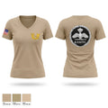 36TH Infantry Division OSJA Women's Short Sleeve V-neck Shirt - 1