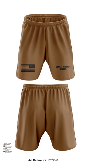 Athletic Shorts With Pockets, Combat Weapons Depart., , Teamtime, Team time, sublimation, custom sports apparel, team uniforms, spirit wear, spiritwear, sports uniforms, custom shirts, team store, custom team store, fundraiser sports, apparel fundraiser