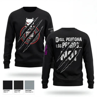 Crew Neck Sweatshirt, PERROS DEL MAL FC, Men's Soccer, Teamtime, Team time, sublimation, custom sports apparel, team uniforms, spirit wear, spiritwear, sports uniforms, custom shirts, team store, custom team store, fundraiser sports, apparel fundraiser