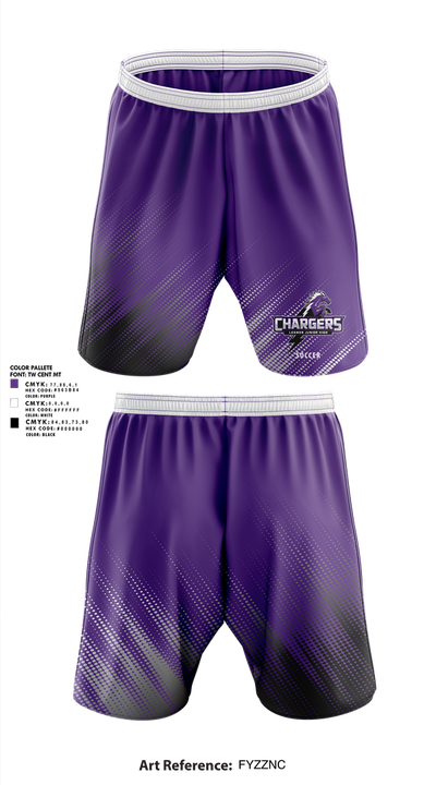 Dean Leaman Junior High School Soccer 13938451 Athletic Shorts With Pockets - 1