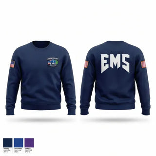 Crew Neck Sweatshirt, Greene County EMS, EMS/EMT, Teamtime, Team time, sublimation, custom sports apparel, team uniforms, spirit wear, spiritwear, sports uniforms, custom shirts, team store, custom team store, fundraiser sports, apparel fundraiser