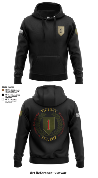 Hoodie, 1st infantry division, , Teamtime, Team time, sublimation, custom sports apparel, team uniforms, spirit wear, spiritwear, sports uniforms, custom shirts, team store, custom team store, fundraiser sports, apparel fundraiser