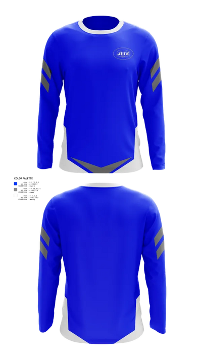 Spring Grove Jets Football 65116623 Long Sleeve Performance Shirt 20