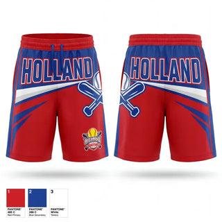 Athletic Shorts With Pockets, Holland Athletic Association, Softball, Teamtime, Team time, sublimation, custom sports apparel, team uniforms, spirit wear, spiritwear, sports uniforms, custom shirts, team store, custom team store, fundraiser sports, apparel fundraiser
