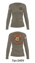 Alice Fire Rescue 29716697 Women's Long Sleeve V-neck Shirt - 11