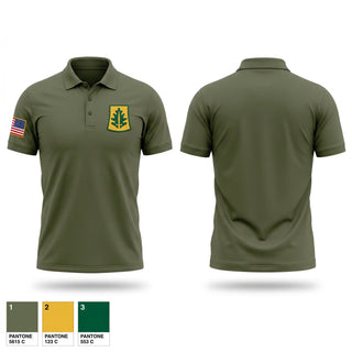 Short Sleeve Performance Polo, 333 MP BDE, Army, Teamtime, Team time, sublimation, custom sports apparel, team uniforms, spirit wear, spiritwear, sports uniforms, custom shirts, team store, custom team store, fundraiser sports, apparel fundraiser