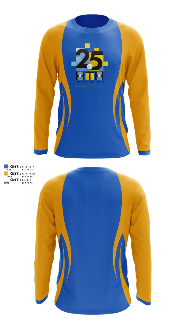 Long Sleeve Performance Shirt, High Tech High - Chula Vista Tennis, Tennis, Teamtime, Team time, sublimation, custom sports apparel, team uniforms, spirit wear, spiritwear, sports uniforms, custom shirts, team store, custom team store, fundraiser sports, apparel fundraiser