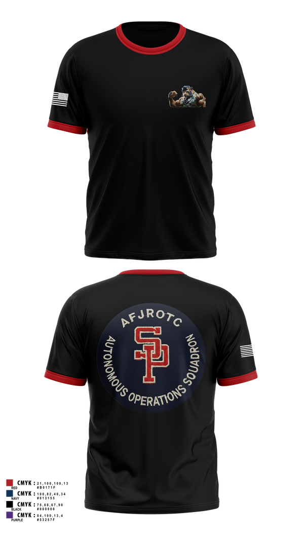 Short Sleeve Performance Shirt, AFJROTC MS-081 DRONE TEAM, , Teamtime, Team time, sublimation, custom sports apparel, team uniforms, spirit wear, spiritwear, sports uniforms, custom shirts, team store, custom team store, fundraiser sports, apparel fundraiser