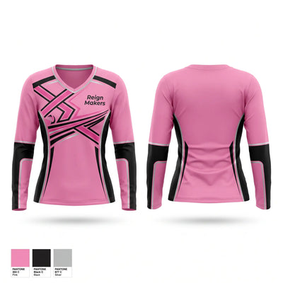 Reign Makers Women's Long Sleeve V-neck Shirt - 1