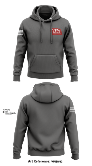 Hoodie, VFW Post 10648, , Teamtime, Team time, sublimation, custom sports apparel, team uniforms, spirit wear, spiritwear, sports uniforms, custom shirts, team store, custom team store, fundraiser sports, apparel fundraiser