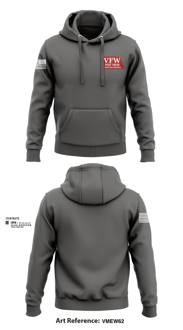 Hoodie, VFW Post 10648, , Teamtime, Team time, sublimation, custom sports apparel, team uniforms, spirit wear, spiritwear, sports uniforms, custom shirts, team store, custom team store, fundraiser sports, apparel fundraiser