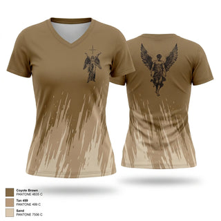 Womens Short Sleeve Vneck Shirt, Bandits, Wrestling, Teamtime, Team time, sublimation, custom sports apparel, team uniforms, spirit wear, spiritwear, sports uniforms, custom shirts, team store, custom team store, fundraiser sports, apparel fundraiser