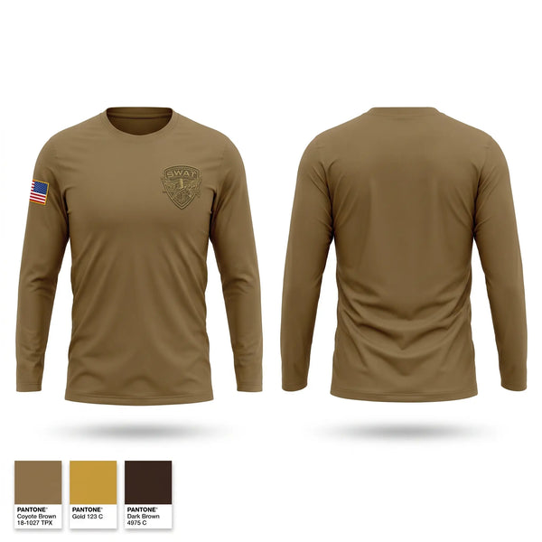 Long Sleeve Performance Shirt, Lee county swat, Marines, Teamtime, Team time, sublimation, custom sports apparel, team uniforms, spirit wear, spiritwear, sports uniforms, custom shirts, team store, custom team store, fundraiser sports, apparel fundraiser