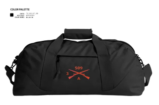 Duffle Bag, 3-509th Parachute Infantry BN Able Nation, , Teamtime, Team time, sublimation, custom sports apparel, team uniforms, spirit wear, spiritwear, sports uniforms, custom shirts, team store, custom team store, fundraiser sports, apparel fundraiser