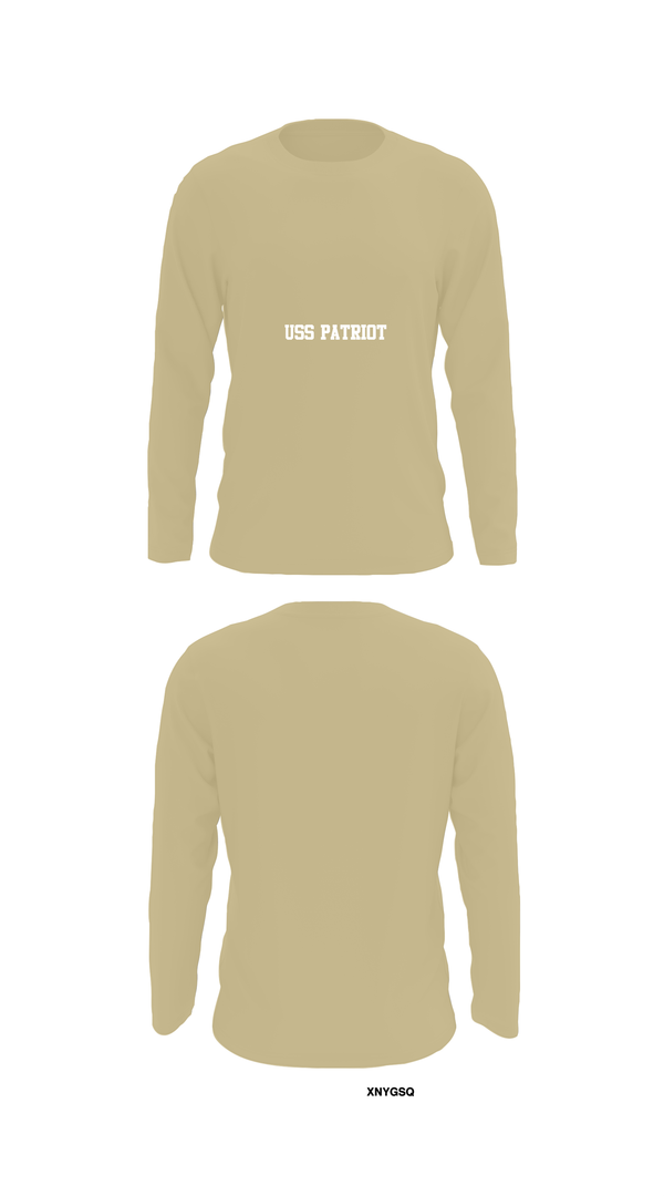 Long Sleeve Performance Shirt, USS PATRIOT, Navy, Teamtime, Team time, sublimation, custom sports apparel, team uniforms, spirit wear, spiritwear, sports uniforms, custom shirts, team store, custom team store, fundraiser sports, apparel fundraiser