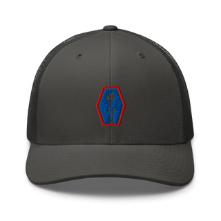 100th BN 442nd IN 13919560 Retro Trucker Hat | Yupoong 6606