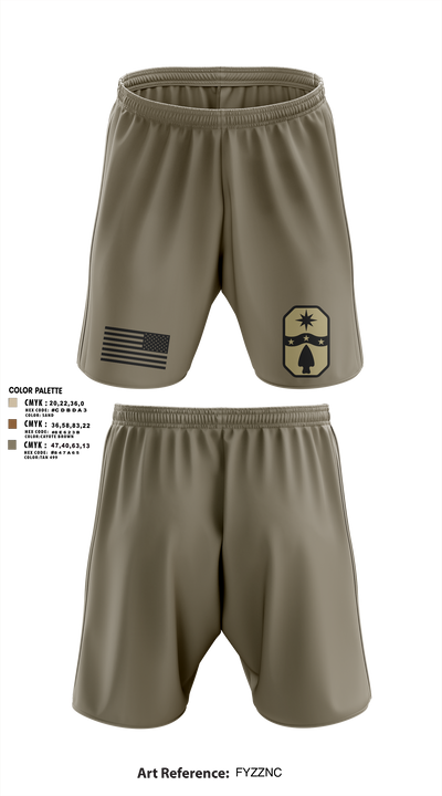 1487th Transportation Company 77712800 Athletic Shorts With Pockets - 3
