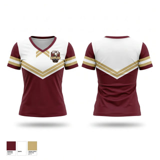 Womens Short Sleeve Vneck Shirt, Eagles, Cheer, Teamtime, Team time, sublimation, custom sports apparel, team uniforms, spirit wear, spiritwear, sports uniforms, custom shirts, team store, custom team store, fundraiser sports, apparel fundraiser
