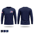 La County Fire Search Dogs Long Sleeve Performance Shirt - 1