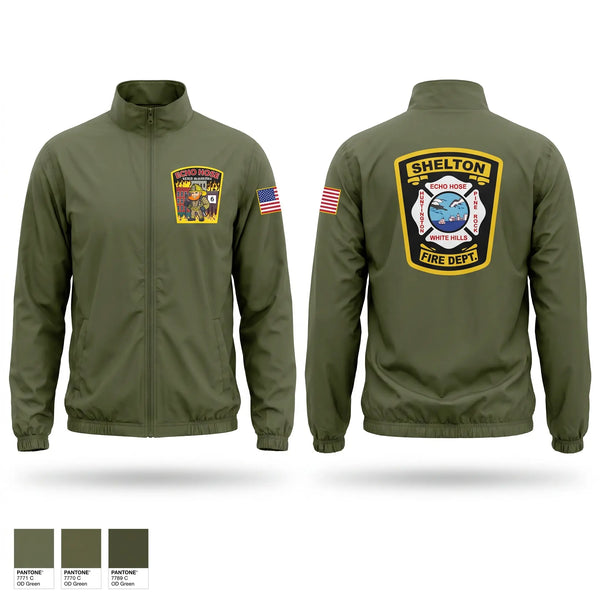 Windbreaker, Echo Hose H&L Co. 1, Fire Department, Teamtime, Team time, sublimation, custom sports apparel, team uniforms, spirit wear, spiritwear, sports uniforms, custom shirts, team store, custom team store, fundraiser sports, apparel fundraiser