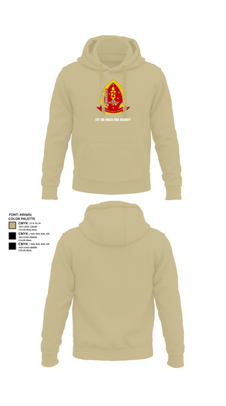 Hoodie, 1st Bn 2mar 2nd MarDiv, , Teamtime, Team time, sublimation, custom sports apparel, team uniforms, spirit wear, spiritwear, sports uniforms, custom shirts, team store, custom team store, fundraiser sports, apparel fundraiser