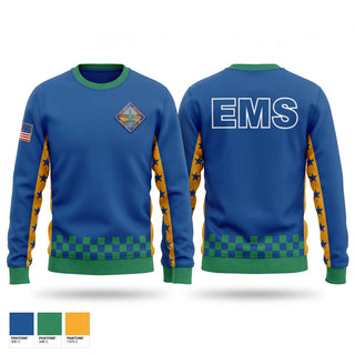 Crew Neck Sweatshirt, Southern Berkshire Ambulance, EMS/EMT, Teamtime, Team time, sublimation, custom sports apparel, team uniforms, spirit wear, spiritwear, sports uniforms, custom shirts, team store, custom team store, fundraiser sports, apparel fundraiser