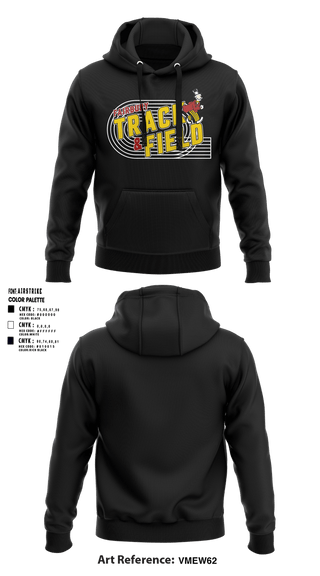 Hoodie, Fairbury Jeffs Track & Field, Track & Field, Teamtime, Team time, sublimation, custom sports apparel, team uniforms, spirit wear, spiritwear, sports uniforms, custom shirts, team store, custom team store, fundraiser sports, apparel fundraiser