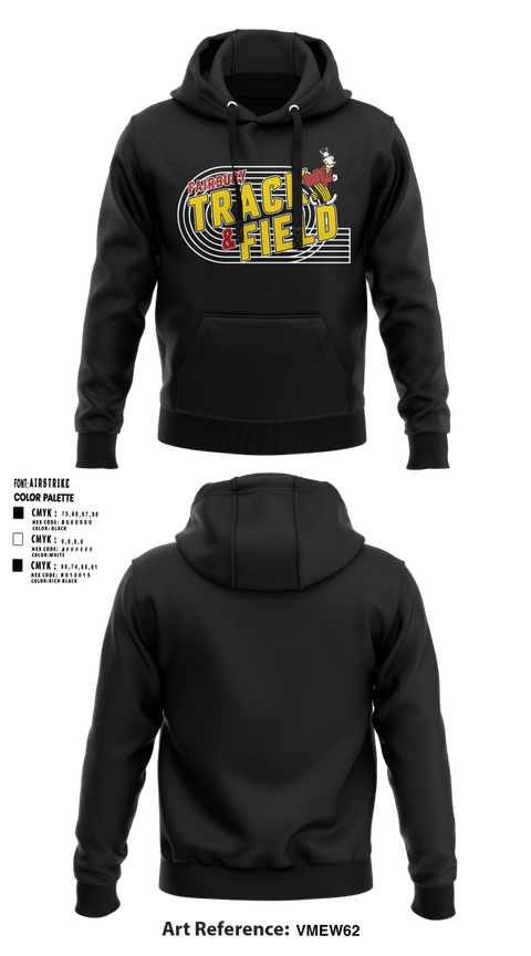 Hoodie, Fairbury Jeffs Track & Field, Track & Field, Teamtime, Team time, sublimation, custom sports apparel, team uniforms, spirit wear, spiritwear, sports uniforms, custom shirts, team store, custom team store, fundraiser sports, apparel fundraiser