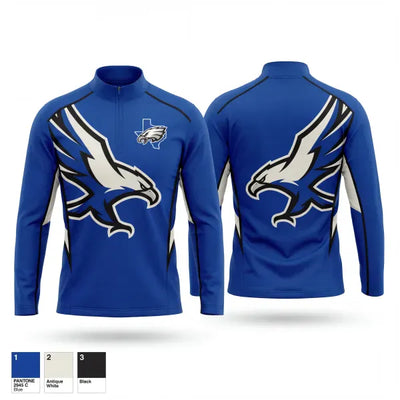 Cedar Creek Eagles 445114 Quarter Zip Jacket - 1