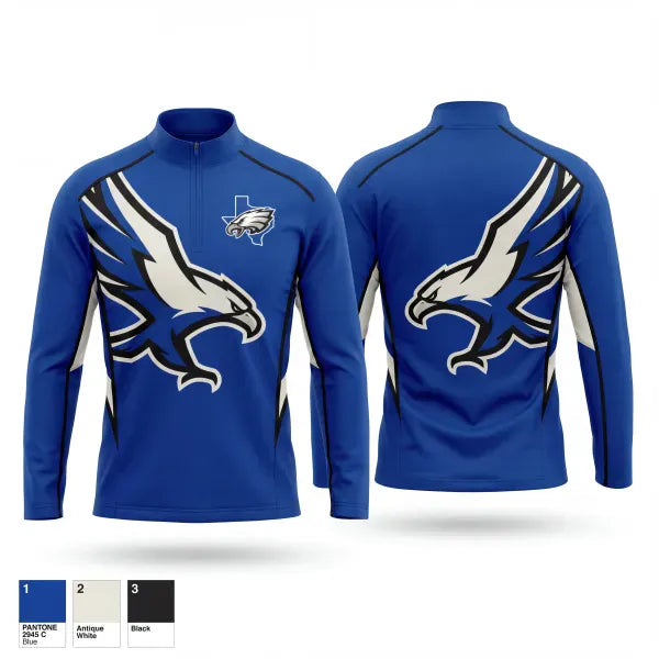 Quarter Zip Jacket, Cedar Creek Eagles, , Teamtime, Team time, sublimation, custom sports apparel, team uniforms, spirit wear, spiritwear, sports uniforms, custom shirts, team store, custom team store, fundraiser sports, apparel fundraiser