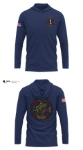 Alert Fire Company #1 Long Sleeve Performance Shirt with hood - 6