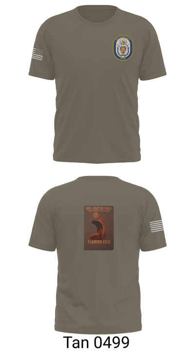 Uss Carter Hall 96042318 Old School Cotton Feel Shirt - 67