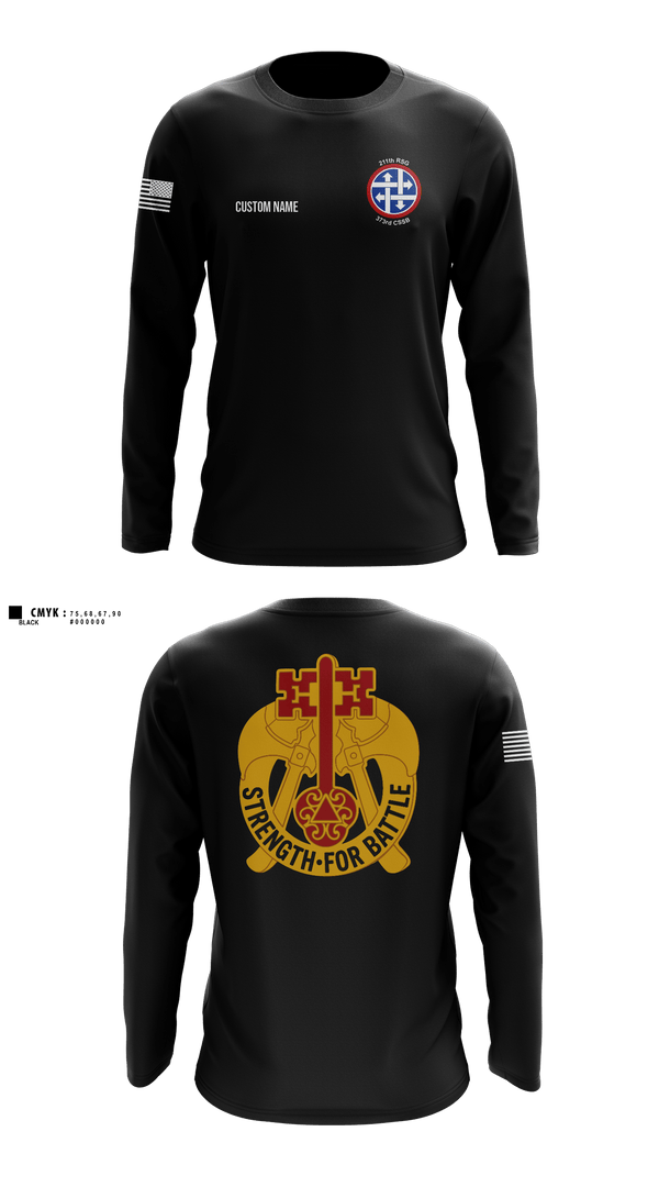 Long Sleeve Performance Shirt, 373rd CSSB, Army, Teamtime, Team time, sublimation, custom sports apparel, team uniforms, spirit wear, spiritwear, sports uniforms, custom shirts, team store, custom team store, fundraiser sports, apparel fundraiser