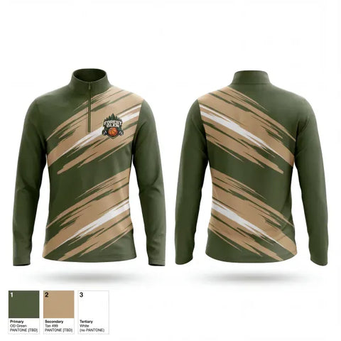Quarter Zip Jacket, Forest Glen, Men's Basketball, Teamtime, Team time, sublimation, custom sports apparel, team uniforms, spirit wear, spiritwear, sports uniforms, custom shirts, team store, custom team store, fundraiser sports, apparel fundraiser