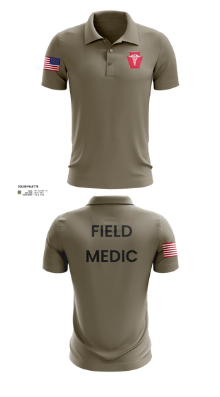 Short Sleeve Performance Polo, Snake creek medic corp, Air Force, Teamtime, Team time, sublimation, custom sports apparel, team uniforms, spirit wear, spiritwear, sports uniforms, custom shirts, team store, custom team store, fundraiser sports, apparel fundraiser